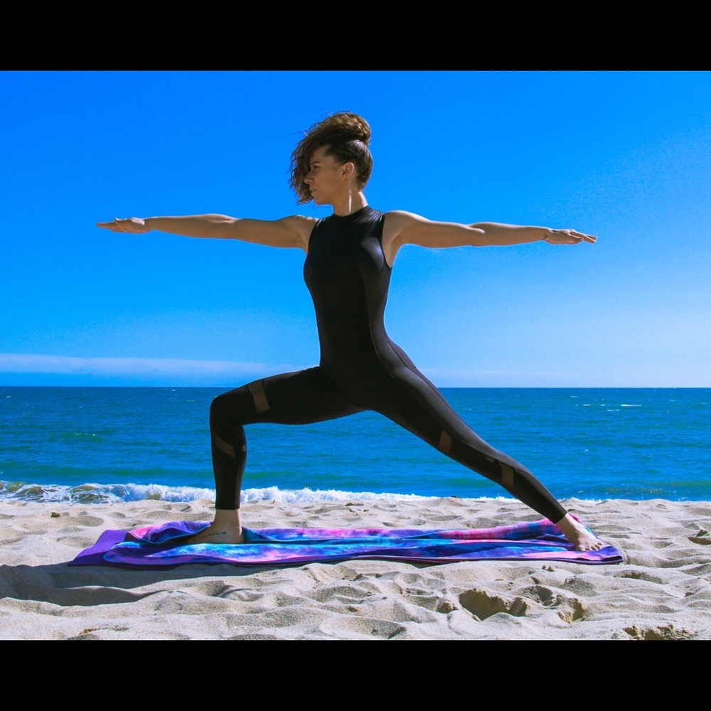 Black Yoga Bodysuit + Wetsuit Size Small